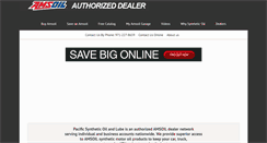 Desktop Screenshot of pacificsyntheticoilandlube.com
